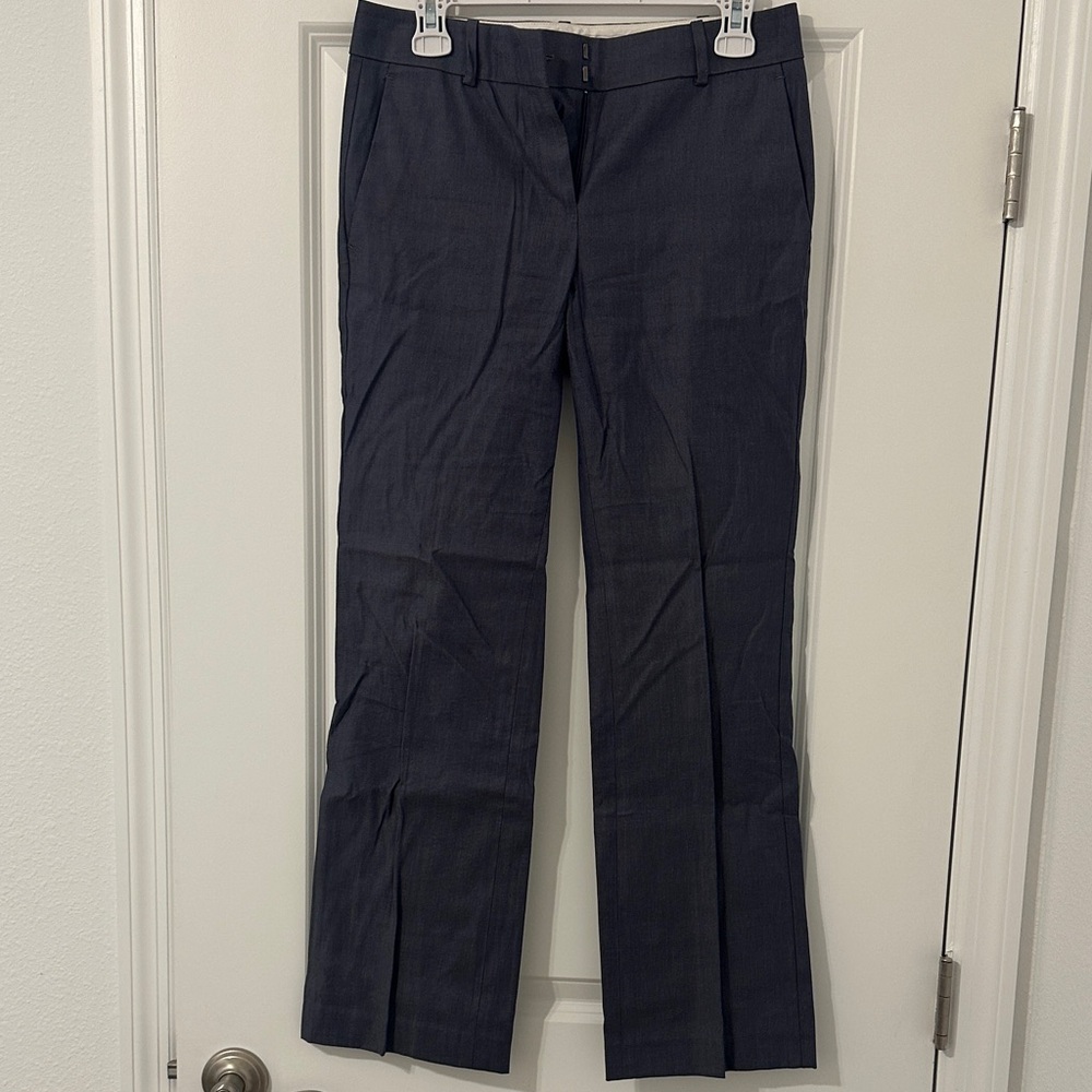 Ann Taylor Navy and Cream Dress Pants